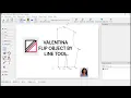 VALENTINA - FLIP OBJECT BY LINE TOOL