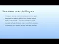 Medium Summary Lecture 34 Applet Programming I