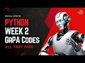 Python Week 2 GrPA Solutions IITM BS Degree Graded Programming Assignments