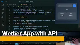 ASMR Coding a Weather App with JavaScript No Talking Mechanical Keyboard Sounds