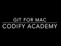How to install and configure Git for MAC OS