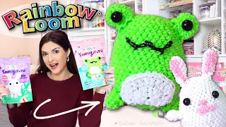 Testing *NEW* RAINBOW LOOM Craft Kits - Make Cute Crochet Plushies with LOOMIGURUMI