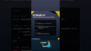 Javascript Keyboard API