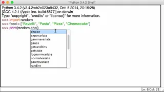 07 Using Python Modules 03 Random Module Shuffle and Choice