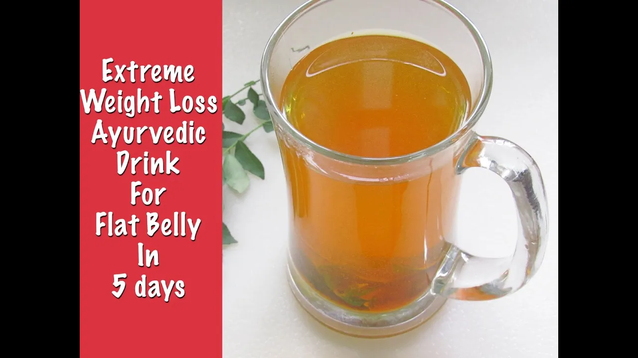 Fat Cutter Drink For Extreme Weight Loss - Get Flat Belly In 5 Days With Turmeric & Curry Leaves Tea