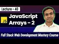 JavaScript map filter reduce in Hindi Full Stack Web Development Course
