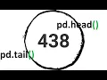 Learn Python Pandas 4 - the head and the tail functions