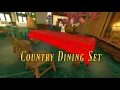 FFXIV Country Dining Set - Housing