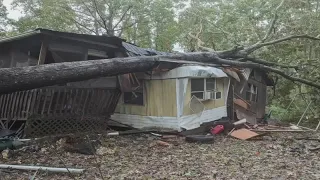 ONLY on FOX Greenville Co grandmother s home severely damaged by Zeta s storms