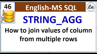 String - Agg SQL Server Tutorial MS SQL Server Function