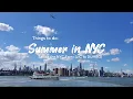 NYC Ferry Tour LIC to DUMBO Brooklyn Bridge Summer in NYC