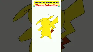 Draw Pikachu In Python Turtle With Code How to draw pikachu using python turtle