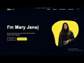 Project for beginners Website with auto typing text effect using html and css