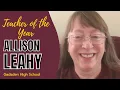 Gadsden High School Teacher of the Year 2022 - Ms Leahy