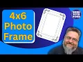 Design a Simple 4x6 Picture Frame in LightBurn Step-by-Step Frame Layout