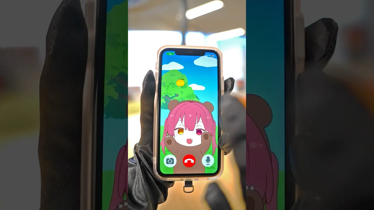 クマリンとビデオ通話してみよう！??#shorts #funnyvideo