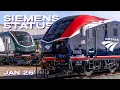 Lagu Siemens Florin Plant Status #10 - Amtrak Phase VII ALC-42E, Cascades Airo \u0026 More - 1/28/2026