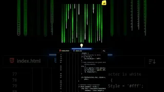 Matrix Rain Effect in JavaScript Code the Hacker Vibe DevZiaul