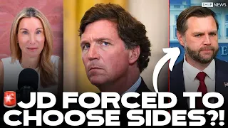 IHIP News:🚨 JD Vance PANICKING As His Worlds COLLIDE!! FORCED To Choose Trump or Tucker?!