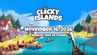 Clicky Islands - Release Date Trailer - Pocketpair Publishing