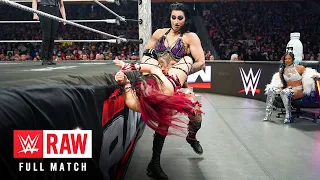 FULL MATCH Rhea Ripley Vs IYO SKY Women S World Title Match Raw March 3 2025 