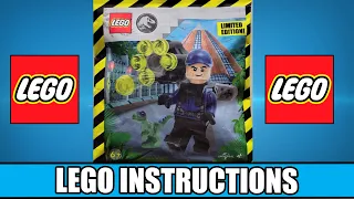 LEGO Instructions - Jurassic World - 122501 - Ranger and Raptor - Magazine Gift