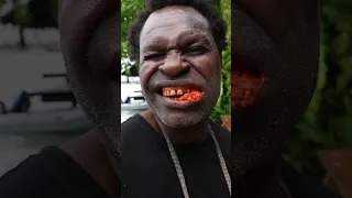 Chewing betelnut in Papua New Guinea…