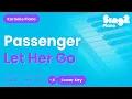 Download Lagu Passenger - Let Her Go (Lower Key) Piano Karaoke