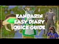 Kandarin Easy Diary Quick Guide - Old School