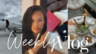 weekly vlog flying private what I got for my birt ay nyc events more allyiahsface vlog