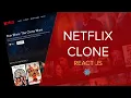 React JS Netflix Clone demo Firebase Hooks