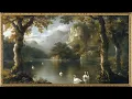 Lagu Luxury TV Screen in Gold Classical Painting Frame | Elegant TV Wallpaper Inspiration