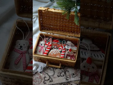 DIY Handmade Punch needles Holiday Decorations #christmastree #christmasdecor #handmadecraft