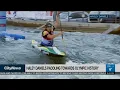 Haley Daniels paddling towards Olympic history