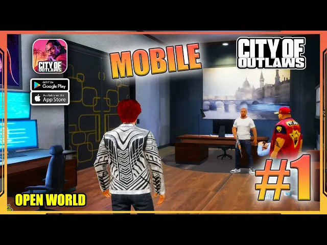City of Outlaws Open World Gameplay Walkthrough Part 1 (Android, iOS)