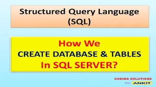SQL SERVER - HOW WE CREATE DATABASE TABLES INSERT RECORDS INTO TABLES IN SQL SERVER