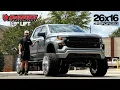GAME OVER 2025 Chevy Silverado 1500 on HUGE 26X16 KG1 Forged Wheels a 9 McGaughys Lift Kit