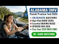 Alabama DMV Permit Practice Test 2026 100 Realistic Questions To Pass