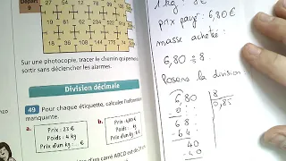 Correction Exercices Divisions Décimales 