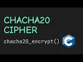 Chacha20 Cipher in C chacha20 - encrypt Vibe-Driven Development Series
