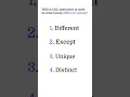 SQL Quiz 20 SQL Quiz for the day SQL Tutorial for Beginners