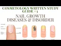 Cosmetology Written Study Guide Nail Diseases Disorders