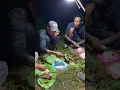 Lagu Makan sederhana tengah malam dengan lauk hasil pancingan #lauk pauk # malam bersama keluarga