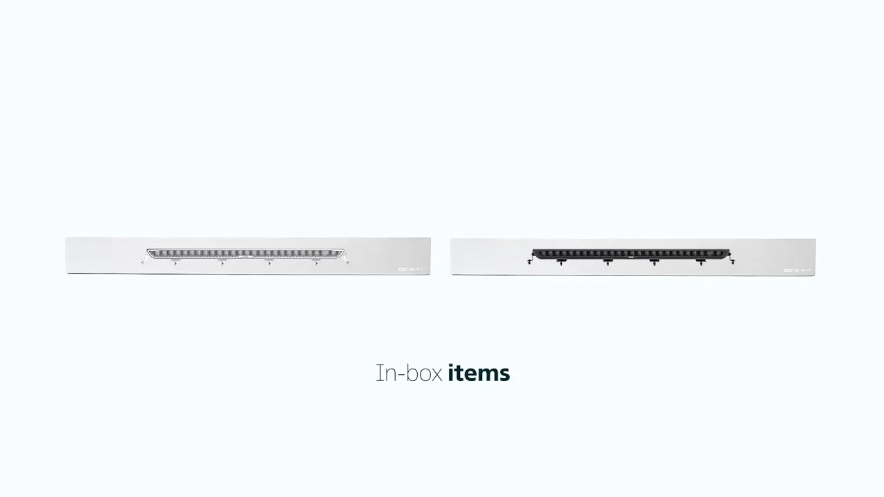Video: OZZ XB1 P40 zwart LED bar