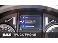 DAF Truckphone Explained DAF Trucks Driver Training