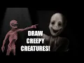 How to draw Creepy Creatures Tutorial - Darian Quilloy
