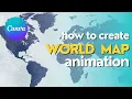 How To Create a Stunning World Map Animation in Canva Easy Step-by-Step Tutorial