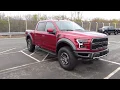 Ford F150 Raptor 802A Ruby Red Black Leather