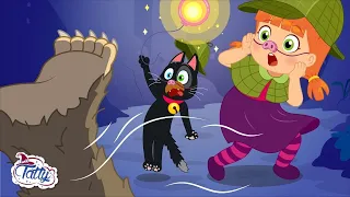 Mistério da Luz Roubada com Tatty e Misifu 🌕 Aventuras Mágicas Contra Medos e Dragões