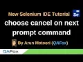 New Selenium IDE - Part 60